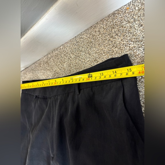 A.F. VANDEVORST Black Silk Button Side Straight Belgian Designer EU 38/US 6/8 - Picture 9 of 14